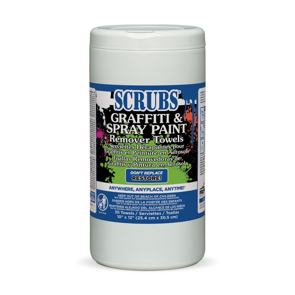 Graffiti/Vandal Mark Remover: Center Pull Bucket/Canister Wipes