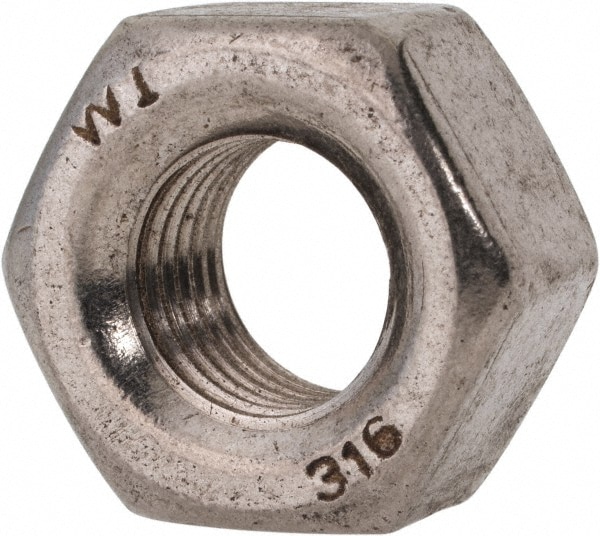 Value Collection R56001354 7/16-20 UNF Stainless Steel Right Hand Heavy Hex Nut Image