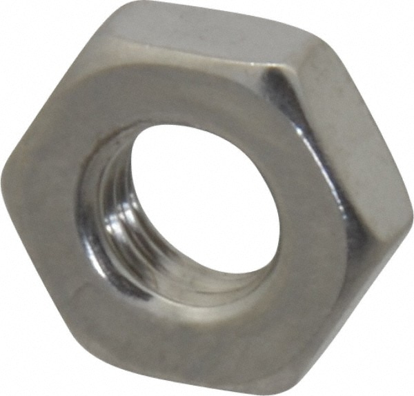 Value Collection R56001378 1/4-28 UNF Stainless Steel Right Hand Hex Jam Nut Image