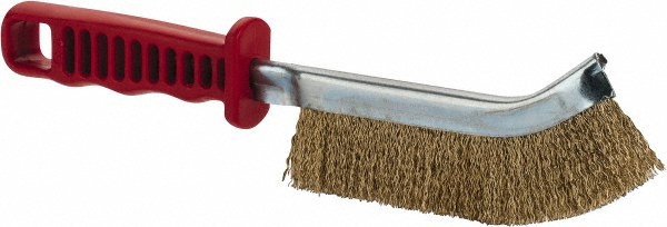 Scratch Brush,  Brass-Coated Steel
