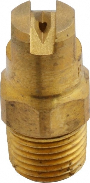 Brass Standard Fan Nozzle: 1/8" Pipe, 65 ° Spray Angle