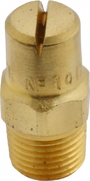 Brass Standard Fan Nozzle: 1/8" Pipe, 120 ° Spray Angle