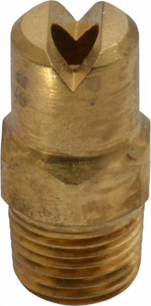 Brass Standard Fan Nozzle: 1/8" Pipe, 30 ° Spray Angle