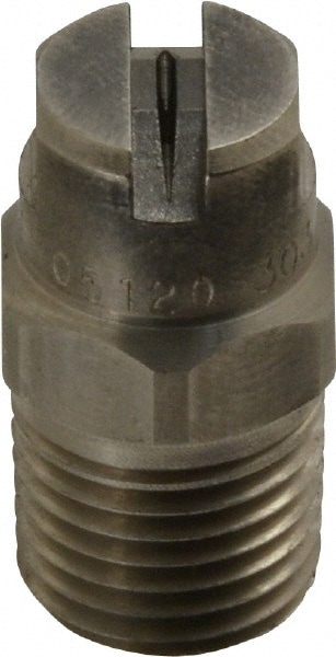 Bete Fog Nozzle 1/4NF05120@5 Stainless Steel Standard Fan Nozzle: 1/4" Pipe, 120 ° Spray Angle Image