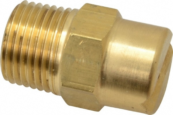 Brass Standard Fan Nozzle: 1/2" Pipe, 30 ° Spray Angle