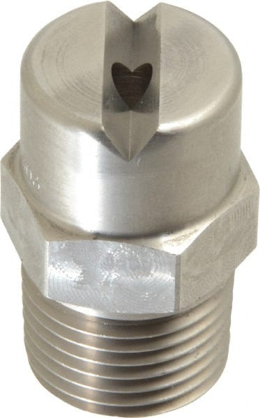 Bete Fog Nozzle 1/2NF6065@5 Stainless Steel Standard Fan Nozzle: 1/2" Pipe, 65 ° Spray Angle 