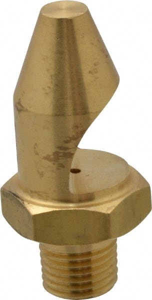 Bete Fog Nozzle 1/4SPN1050@4 Brass Impact Fan Nozzle: 1/4" Pipe, 50 ° Spray Angle 