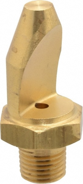 Bete Fog Nozzle 1/4SPN4050@4 Brass High Impact Fan Nozzle: 1/4" Pipe, 50 ° Spray Angle Image