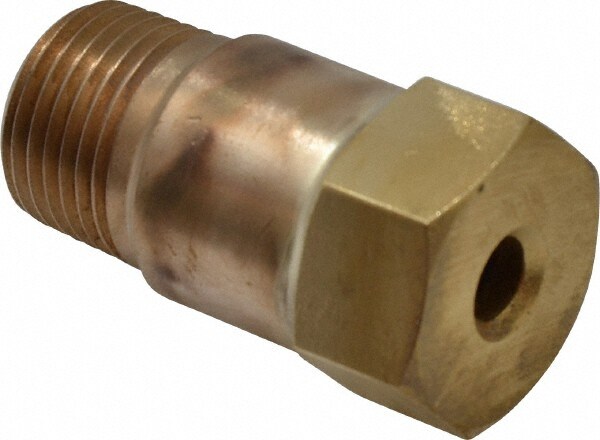 Brass Maximum Free Passage Nozzle: 1/2" Pipe, 90 ° Spray Angle