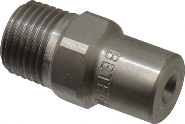 Bete Fog Nozzle 1/8WL-1/4 60@5 Stainless Steel Low Flow Whirl Nozzle: 1/8" Pipe, 60 ° Spray Angle 
