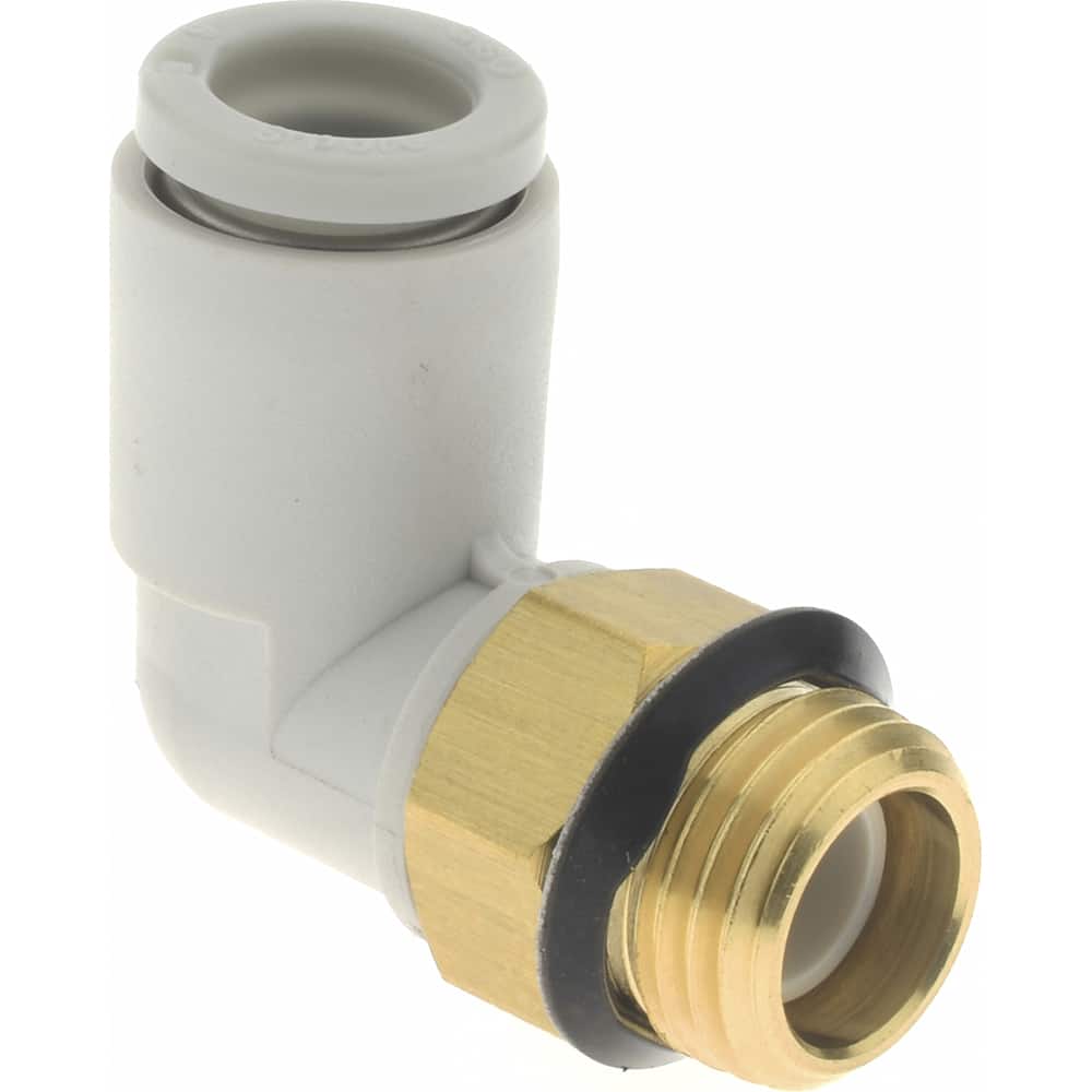 Push-to-Connect Tube Fitting: Male Elbow, 1/8" Thread