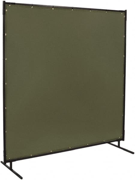 6 Ft. Wide x 6 Ft. High x 3/4 Inch Thick, Cotton Duck Portable Welding Screen Kit