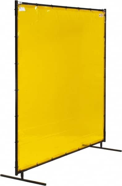 Steiner 534-6X6 6 Ft. Wide x 6 Ft. High x 3/4 Inch Thick, 14 mil Thick Transparent Vinyl Portable Welding Screen Kit 