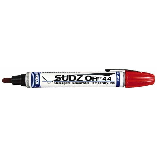 Marker: Red, Water-Resistant, Broad Point
