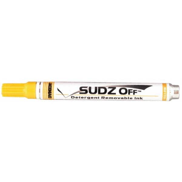 Marker: Yellow, Water-Resistant, Medium Point