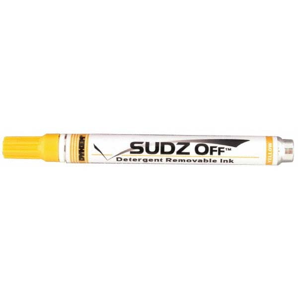 Marker: Yellow, Water-Resistant, Medium Point