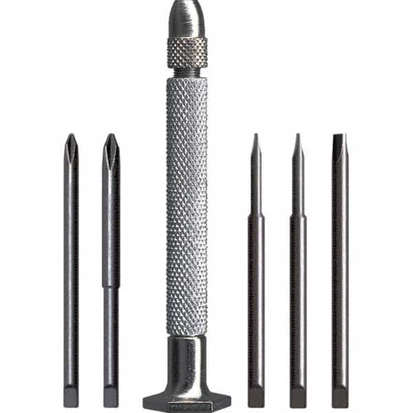 Precision & Specialty Screwdrivers; Type: Precision Phillips/Slotted Screwdriver ; Overall Length Range: 3" - 6.9" ; Blade Length (Inch): 3/4 ; Overall Length (Inch): 4
