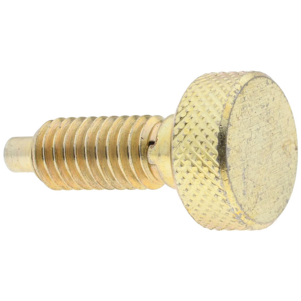 3/8-16, 3/4" Thread Length, 0.185" Max Plunger Diam, 1 Lb Init to 8 Lb Final End Force, Knob Handle Plunger