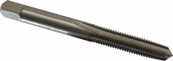 1/4-28 Taper RH H2 Bright High Speed Steel 4-Flute Straight Flute Hand Tap
