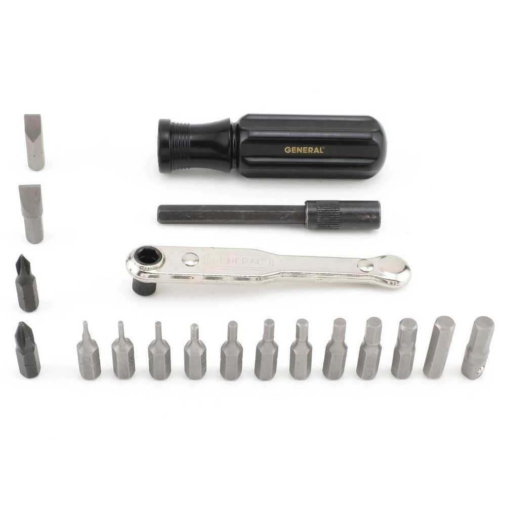 General 8078* Screwdriver Insert Bit Set: Hex & Slotted 