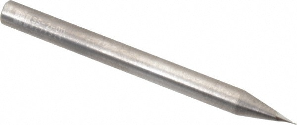 RobbJack SS-2-011 Square End Mill: 0.011 Dia, 0.0165 LOC, 1/8 Shank Dia, 1-1/2 OAL, 2 Flutes, Solid Carbide Image