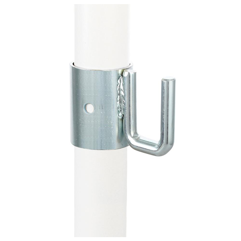 Framing Pipe Fittings & Connectors: Product Type: Open Sleeve Hanger; Material: Galvanized Iron, Steel; Compatible Pipe Shape: Round