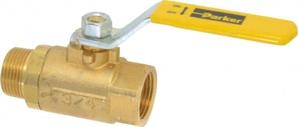 3//4 Female One Way Check Valves QWORK In-Line Check Valve Brass 3//4 Inch