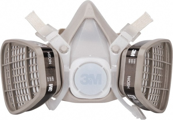 Half Facepiece Respirator with Cartridge: Small, Thermoplastic Elastomer, Permanently Attached