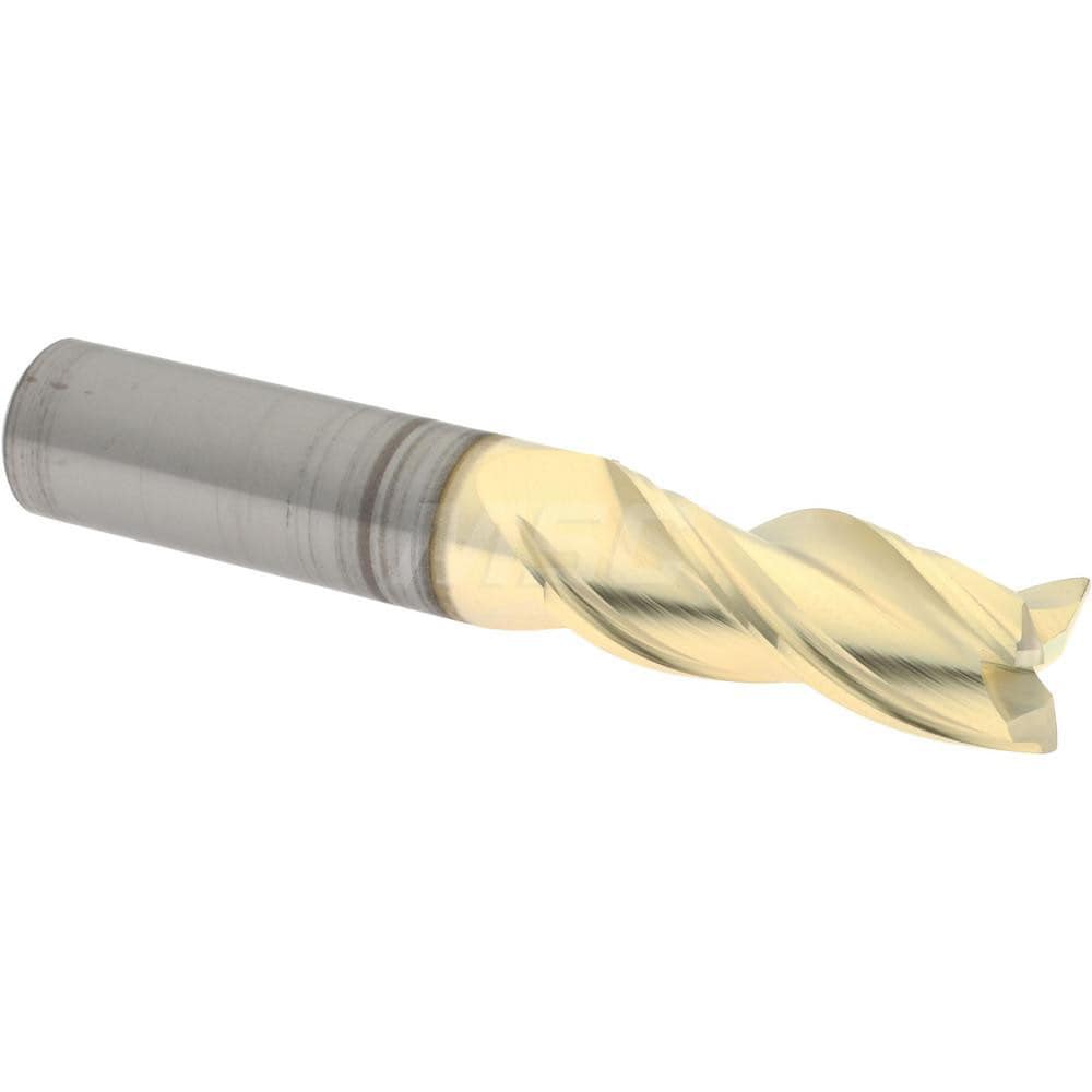 Accupro 3515000C5 Square End Mill: 1/2 Dia, 1-1/4 LOC, 1/2 Shank Dia, 3 OAL, 3 Flutes, Solid Carbide 