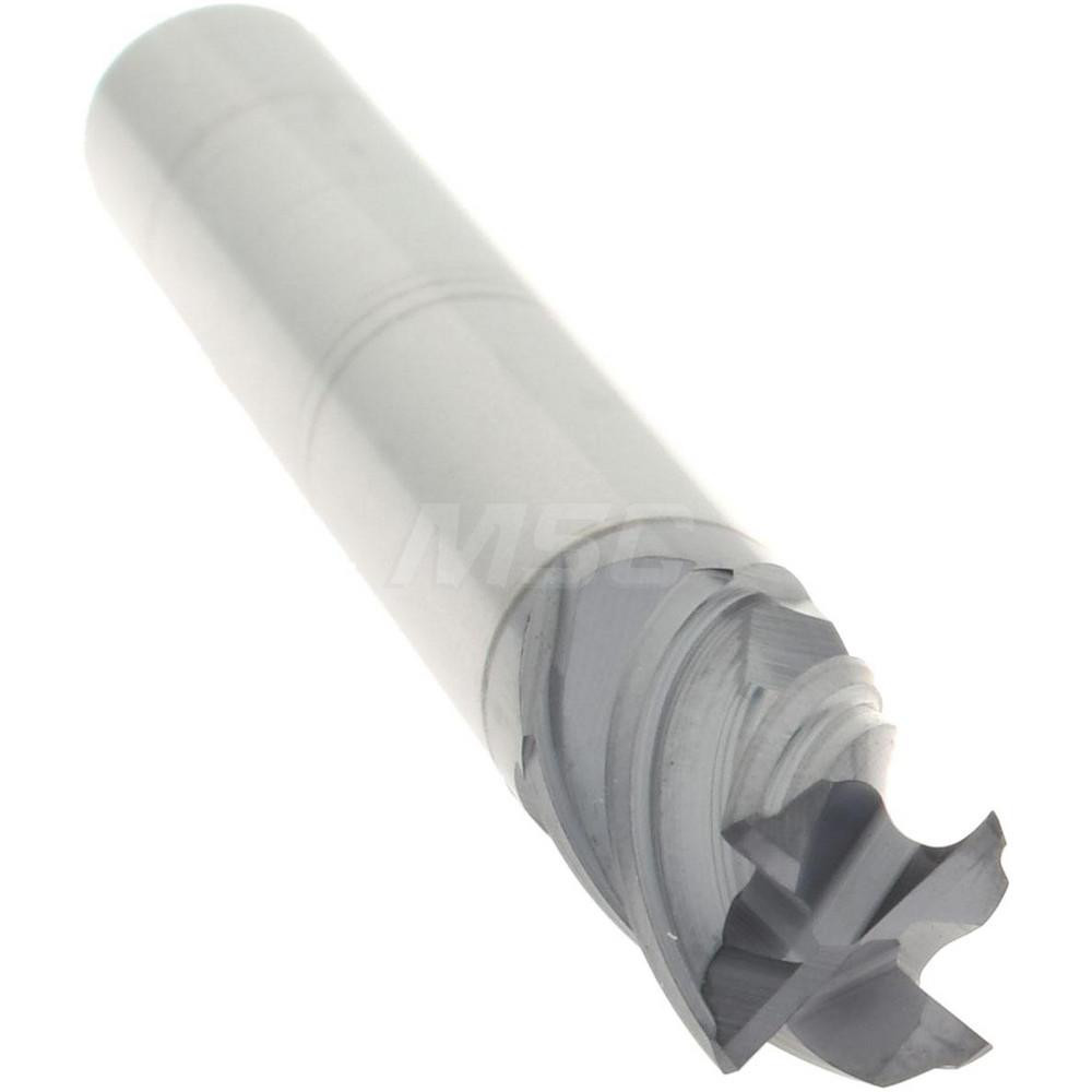 Accupro Corner Chamfer End Mill 1/4" Dia, 3/8" LOC, 4 Flute, 0.0100" Chamfer Width, Solid