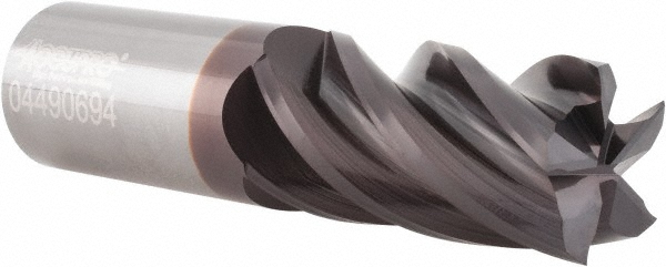 Accupro 5461000C11 Square End Mill: 1 Dia, 2 LOC, 1 Shank Dia, 4 OAL, 5 Flutes, Solid Carbide Image