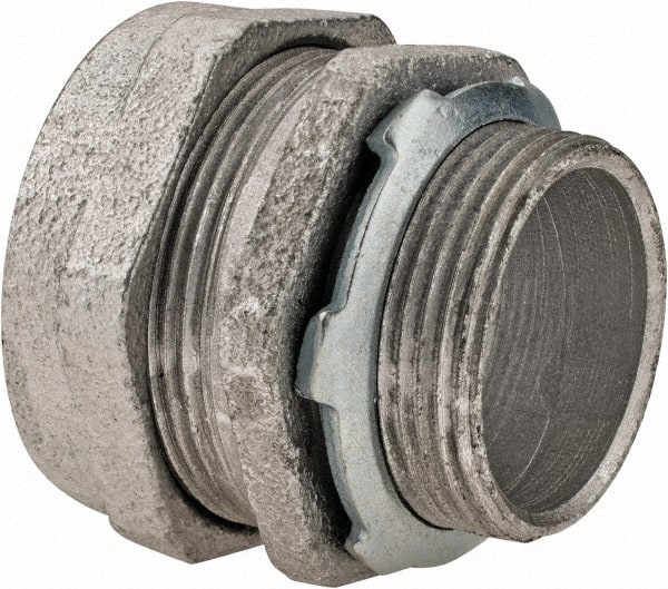 Cooper Crouse-Hinds CPR4 Conduit Connector: For Rigid & Intermediate (IMC), Malleable Iron, 1-1/4" Trade Size 