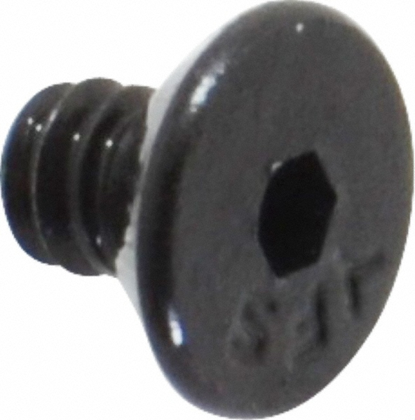Value Collection 721030PR Flat Socket Cap Screw: #4-40 x 3/16" Long, Alloy Steel, Black Oxide Finish Image