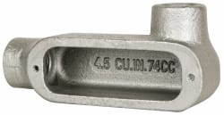 Cooper Crouse-Hinds LR50M Form 5, LR Body, 1/2" Trade, Rigid Malleable Iron Conduit Body 