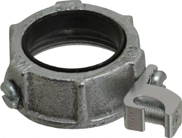 Cooper Crouse-Hinds HGLL 4 Conduit Bushing: For Rigid & Intermediate (IMC), Malleable Iron, 1-1/4" Trade Size 