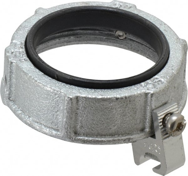 Cooper Crouse-Hinds HGLL 6 Conduit Bushing: For Rigid & Intermediate (IMC), Malleable Iron, 2" Trade Size 