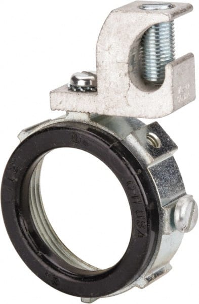 Cooper Crouse-Hinds HGLL5 10 Conduit Bushing: For Rigid & Intermediate (IMC), Malleable Iron, 1-1/2" Trade Size 