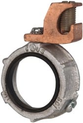 Cooper Crouse-Hinds HGLL5 10C Conduit Bushing: For Rigid & Intermediate (IMC), Malleable Iron, 1-1/2" Trade Size 