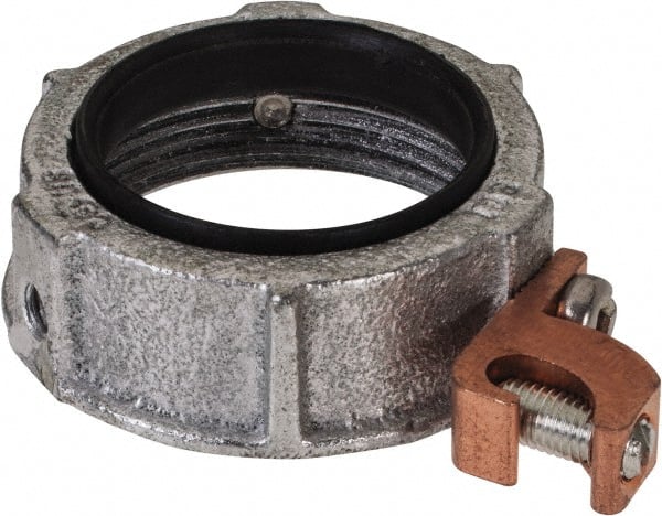 Cooper Crouse-Hinds HGLL5C Conduit Bushing: For Rigid & Intermediate (IMC), Malleable Iron, 1-1/2" Trade Size 
