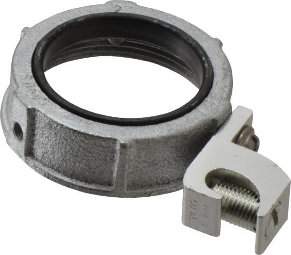 Cooper Crouse-Hinds HGLL6 10 Conduit Bushing: For Rigid & Intermediate (IMC), Malleable Iron, 2" Trade Size 