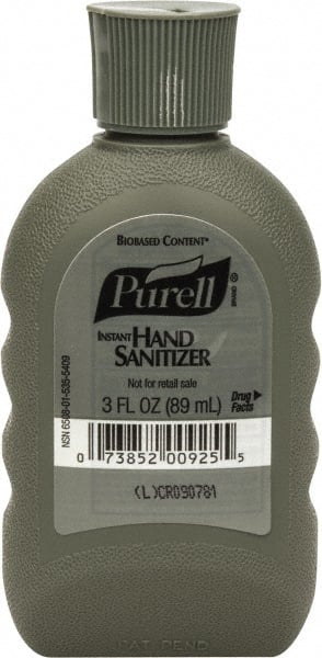 Hand Sanitizer: Gel, 3 oz, Squeeze Bottle