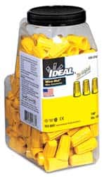 Ideal | Wire-Nut® Standard Twist-On Wire Connector: Yellow, Flame-Retardant, 2 AWG - 221 ° F Max Operating Temp, 600V | Part #30-074J