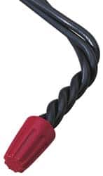 Ideal | Wire-Nut® Standard Twist-On Wire Connector: Red, Flame-Retardant, 2 AWG - 221 ° F Max Operating Temp, 600V | Part #30-076J