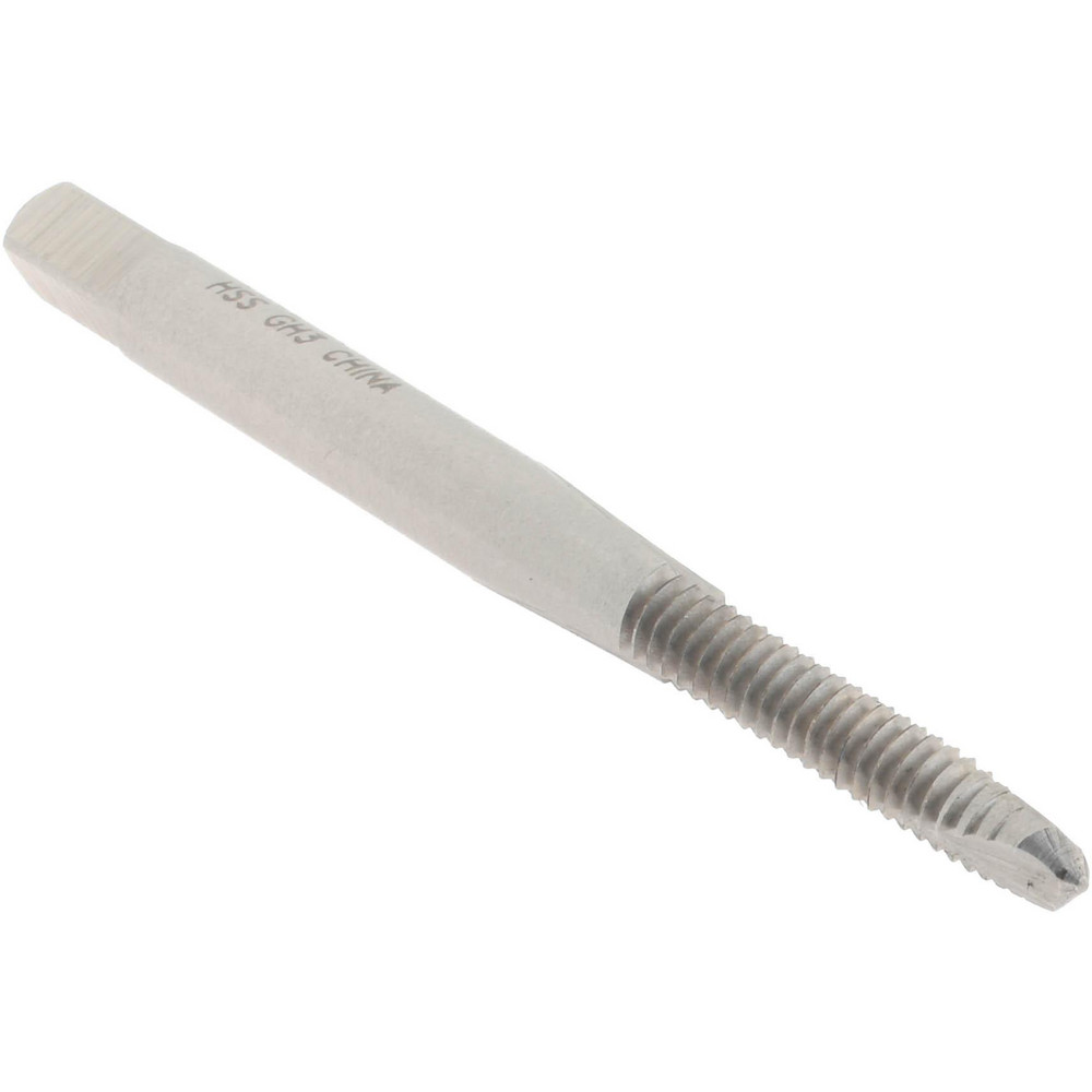 10-Pack #8-32 Spiral Point Taps - 2 Flute Plug, High Speed Steel (HSS) For Threading