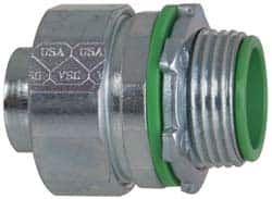 Cooper Crouse-Hinds LTB400 Conduit Connector: For Liquid-Tight, Malleable Iron, 4" Trade Size 