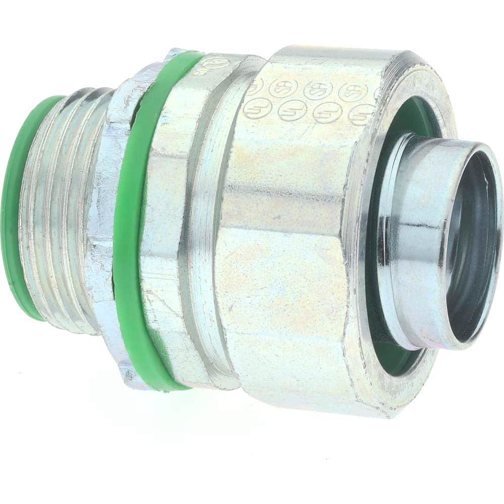 Cooper Crouse-Hinds LTBK75 Conduit Connector: For Liquid-Tight, Steel, 3/4" Trade Size 