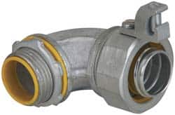 Cooper Crouse-Hinds LTB20090 Conduit Connector: For Liquid-Tight, Malleable Iron, 2" Trade Size 