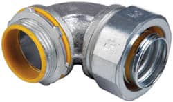 Cooper Crouse-Hinds LTB12590 Conduit Connector: For Liquid-Tight, Malleable Iron, 1-1/4" Trade Size 
