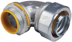 Cooper Crouse-Hinds LTB12590 Conduit Connector: For Liquid-Tight, Malleable Iron, 1-1/4" Trade Size Image