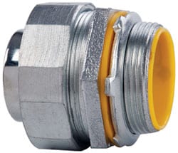 Cooper Crouse-Hinds LTB150 Conduit Connector: For Liquid-Tight, Malleable Iron, 1-1/2" Trade Size Image